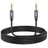MillSO オーディオケーブル 5m ステレオミニプラグケーブル aux ケーブル 3.5mm ステレオミニプラグ イヤホンジャック ヘッドホンケーブル ステレオケーブル オスオス スピーカー/車/スマホ