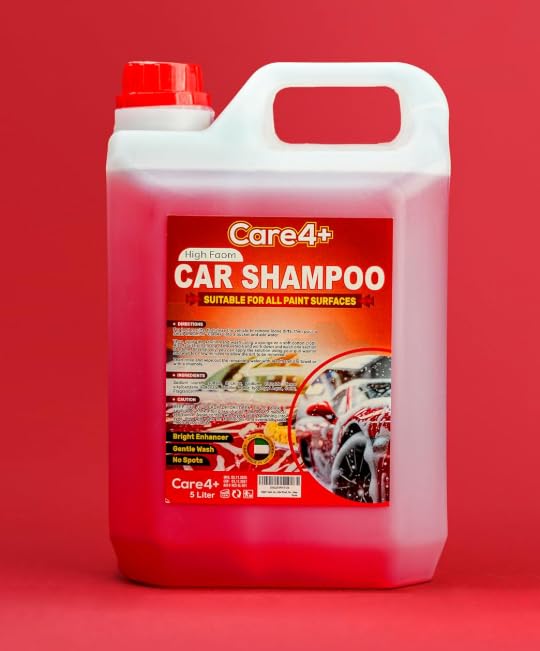 High Foam Car Shampoo 5 Liter Suitable for All Paint Surfaces Bright Enhancer Gentle Wash No Spots
