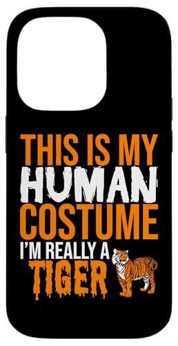 �n���E�B�� - This Is My Human �R�X�`���[�� I'm Really A Tiger �X�}�z�P�[�X iPhone 14 Pro �p
