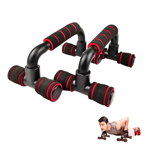 Soporte Paralelo de Flexiones. Barra Push Up Antideslizante, Agarre para Dominadas, Gimnasia, Fitness, Yoga, CrossFit. Interior o Exterior