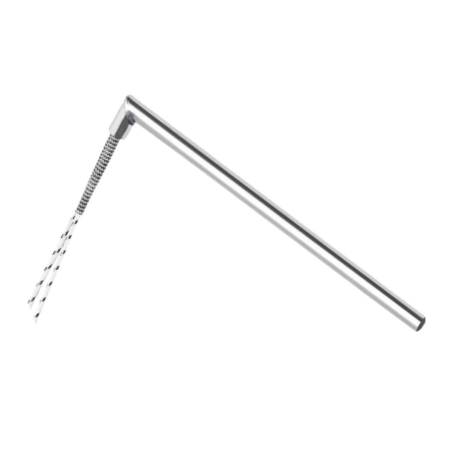Evpeoetcpc 500W L100mm 18Mm Right Angle Cartridge Heater, 220V Electric Tubular Heating Element 500/1000W Stainless Steel Rod Heater Cartridge(500W L100mm)