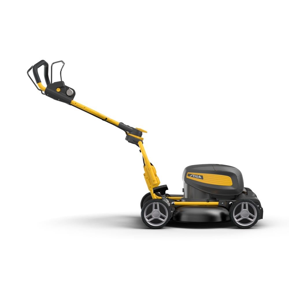 STIGA Multiclip 747e V Kit Tagliaerba A Batteria, 48 V (2 Batt. 7,5 Ah + Caric.) 45 cm – Brushless 1,5 kW, Mulching – Prati Fino A 2.000 m²