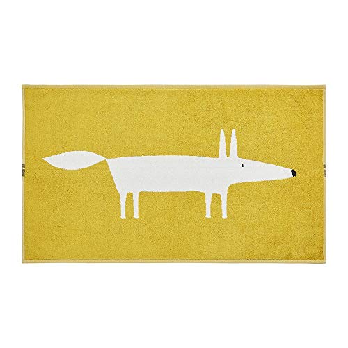 Scion Mr Fox Tappetino da Bagno, Senape