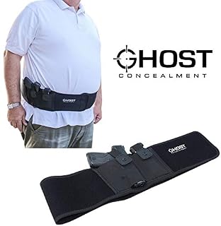 Ghost Concealment L Belly Band Holster for Concealed Carry | Fits up to