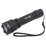 Manta Ray C8mini 8x7135 LED Driver Circuit Board 2.8A Brass Copper Base CREE XP-L HI V3 8-Mode LED Flashlight Torch Self Defense Camping Light Lamp for Bicycle Hunting