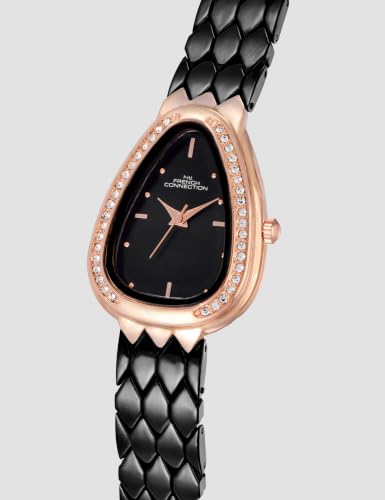 Image of French Connection Black Sunray Dial | Analog Watch for Women's | FCN0165BM