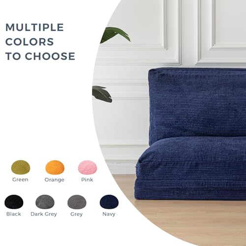 Image of MAXYOYO Folding Sofa Bed, Convertible Chair Couch, Floor Bean Bag Sofa