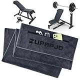 ZUPAPJO Asciugamano Palestra 120x50 cm, Telo Palestra Uomo Donna con Tasca con Cerniera e Cappuccio, Gym Towel in Microfibra, per Gym, Yoga, Sport, Attività all