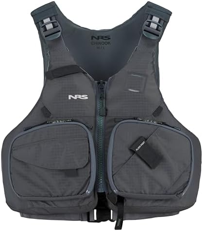 NRS Chinook Fishing Life Jacket | Adult USCG Type III PFD | Mesh ...
