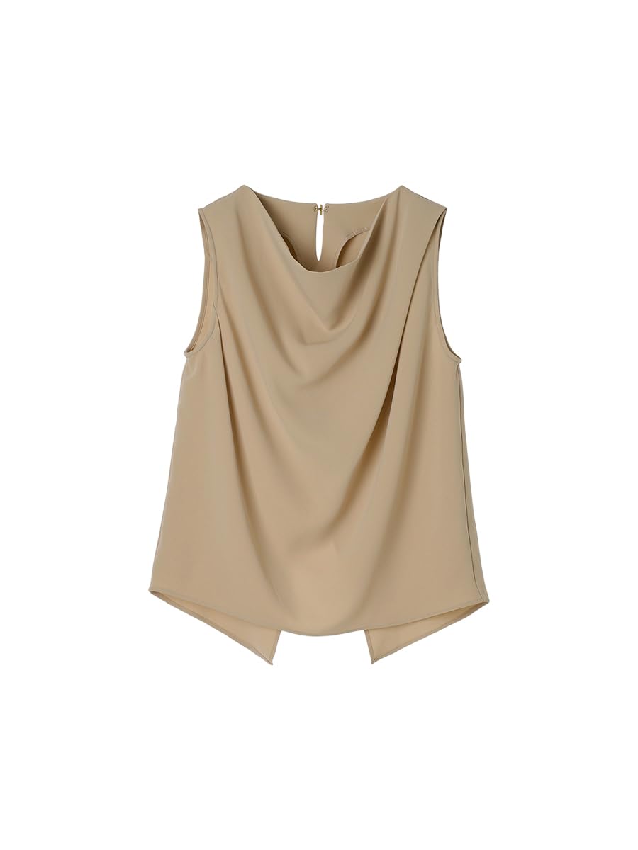 Amazon.co.jp: [アニュアンス] トリアセテートドレープブラウス BEIGE 