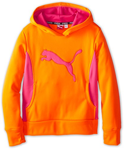 PUMA Girls' Cat Hoodie with Thumb Hole
