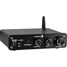 Dayton Audio DTA-2.1BT2 Bluetooth 5.0 Stereo Audio 2.1 Channel Amplifier Receiver Mini Hi-Fi Class D Integrated Amp 2.1 CH for Home Speakers 100W and 100W Sub Output