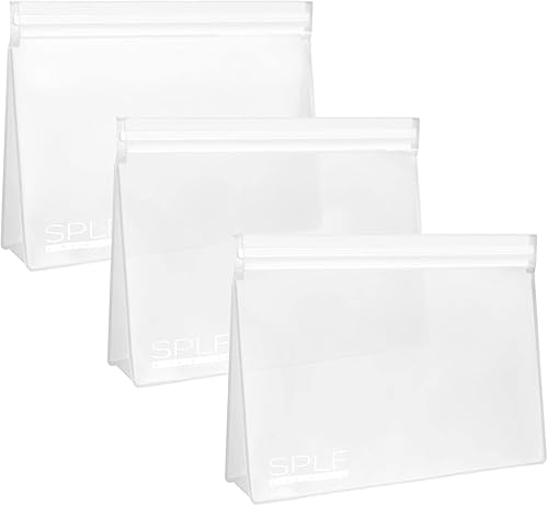 Miniatura 1 de SPLF Bolsas de aseo transparentes a prueba de fugas, aprobadas por la TSA, bolsas con cremallera de tamaño de cuarto de galón, sin BPA, bolsas de