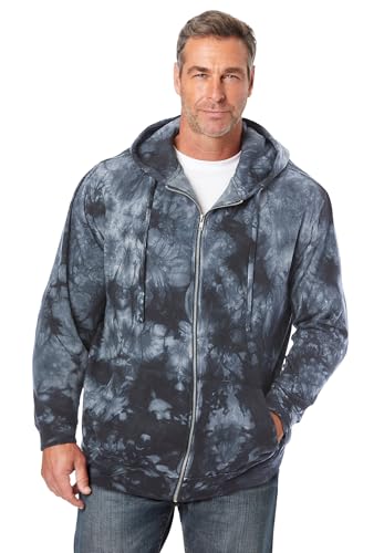 Image of KingSize Men's Big & Tall Fleece Zip-front Hoodie Jacket