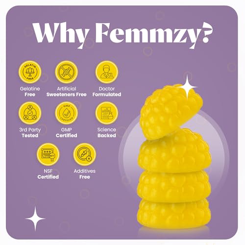 Femmzy Vaginal Probiotic Gummies for Women - BV and Odour Support, pH Balance, Intimate Flora & Gut Health – Advanced Lactobacillus Strains + Prebiotic Blend + Vitamin C for Immune — Tasty Pineapple - Image 6