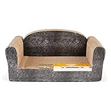 EveryYay Assorted Scratchin' The Surface Cardboard Couch Cat Scratcher, 19.75' L X 11' W X 9' H