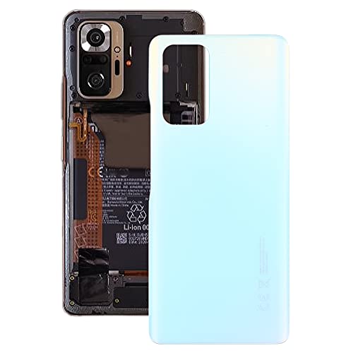 Couverture arriere pour Redmi Note 10 Pro Max design blanc lisse premium
