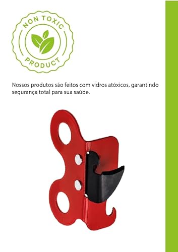 Abridor de Latas Inox, Weck, Vermelho
