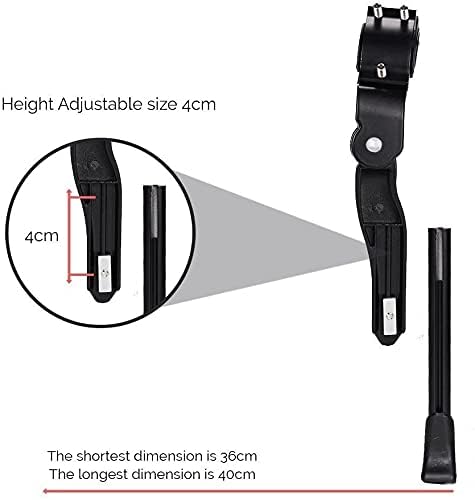 Image of Leosportz Cycle Stand for Bicycle - Adjustable Bike Kickstand of Aluminum Alloy | Mountain, MTB, Fat Bikes Stand (Kickstand)