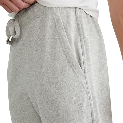 AEROPOSTALE Men's Solid Terry Cinch Sweatpants4