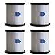 Carkio 4 Pack Vacuum HEPA Filter Replacement for INSE N5S Cordles Vacuum Cleaner,Mesh Vacuum Filter Vacuum Accessories