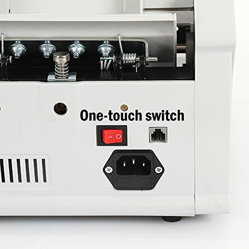 Rocmoval 多通貨通貨カウンター、偽造紙幣検出器付きマネーカウンターマシン、LEDディスプレイ付きポータブル紙幣計数機キャッシュカウンター の商品画像 6