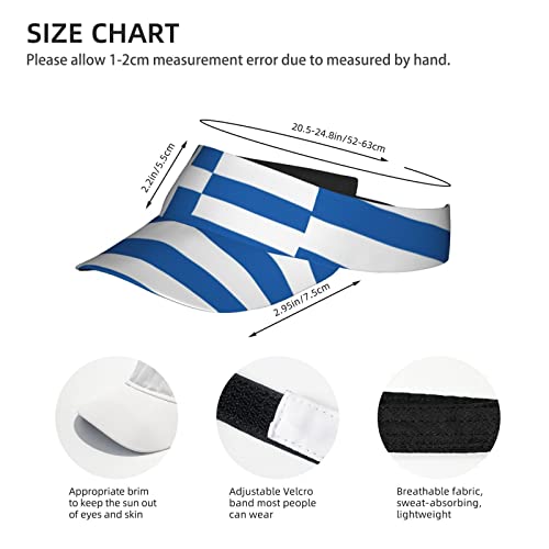 Image of Cute Funny Flag Hat Women Men Adjustable Flag Sport Sun Visor Hat Summer Fashion Sun Cap Beach Flag Hat