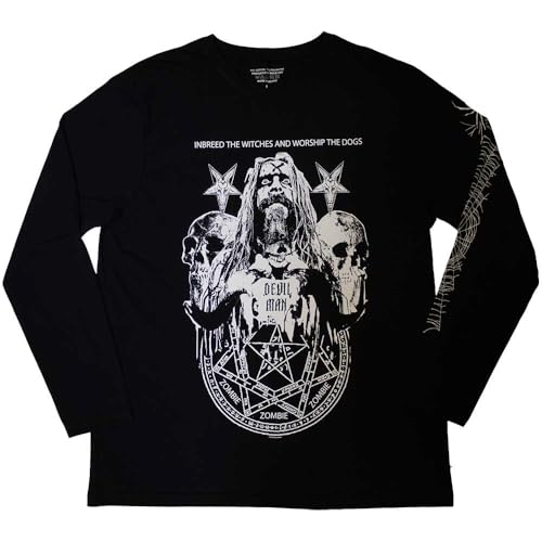 T-shirt Rob Zombie Devil Man à manches longues pour look rock