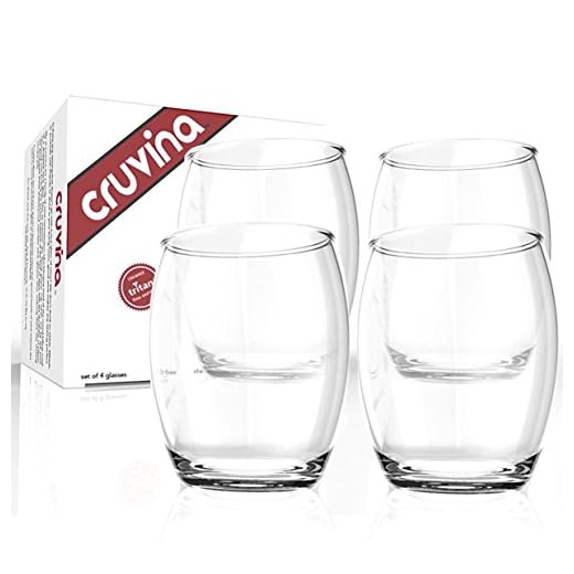 Unbreakable Stemless Plastic Wine Glasses: Shatterproof Tritan Cups, Ideal for Indoor and Outdoor Use, Elegant and Practical, 13 Ounce Glass Set of 4 by Cruvina