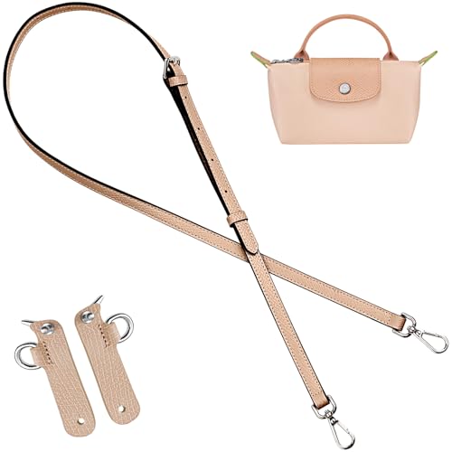 Image of Jiesinlov Leather Bag Shoulder Strap Replacement Crossbody Adjustable Conversion Kit Fit for Mini Pouch
