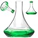 Produktbild DILAW® Tornado Shisha Glas Bowl Ersatzglas ohne Gewinde, Farbe: Grün