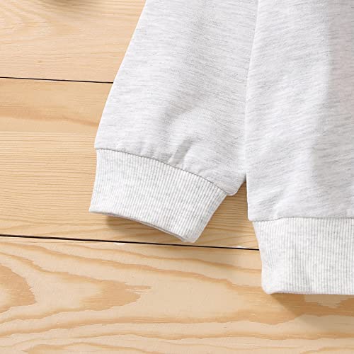 Toddler Boys Girls Christmas Cartoon Tree Snowman Prints Long Sleeve Pullover SweatShirt Tops Clothes Hoodie Youth Medium2