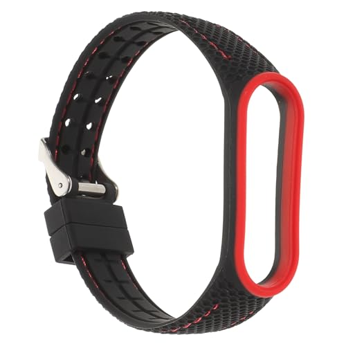 DIYEAH Correa de Reloj Reemplazable de Resistente al Desgaste Compatible con Xiaomi Pulsera Ajustable para Uso Color Rojo con Diseño de Panal