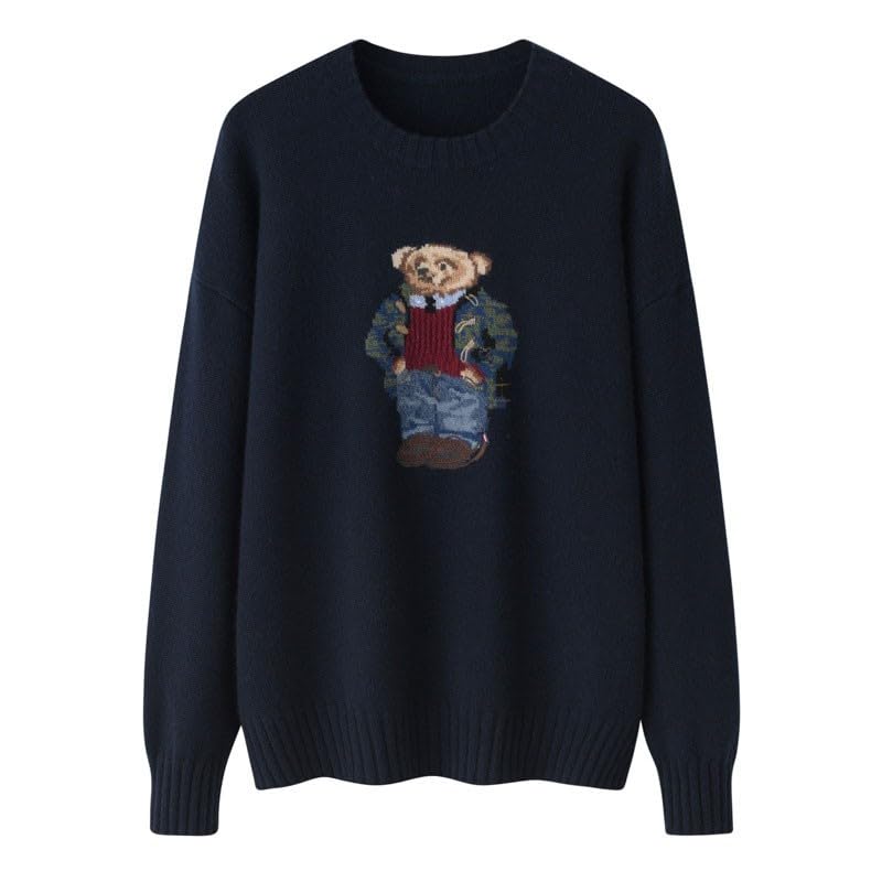 Womens Round Neck Thickened Knitted Long Sleeve Bottoming Sweater Color BB