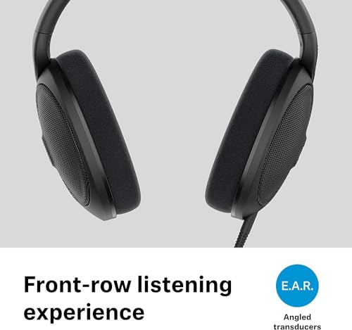 Product Image 4: Sennheiser Consumer Audio HD 560 S Over-The-Ear Audiophile Headphones - Neutral Frequency Response, E.A.R. Technology for Wide Sound Field, Open-Back Earcups, Detachable Cable, (Black) (HD 560S)