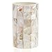 Creative Scents Milano Tumbler, 2.75-Inch by 2.75-Inch by 4.5-Inch, Mother of pearl