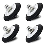 AZ4U For LG DLE7177WM DLE7177RM DLE4970W DLE4801W DLE1310W DLE2515S DLE2301R DLE2301W DLE2101W DLE2512W DLE2701V DLE2522W DLE2524W DLE2601R DLEX7177RM DLE7300VE Replaces Dryer Drum Roller (4pc)