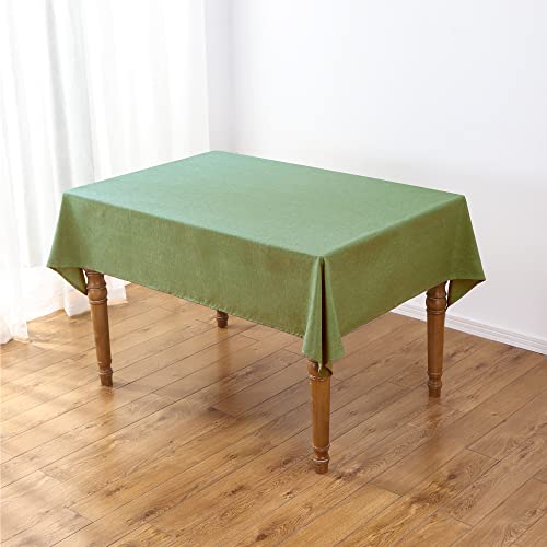 Iofryion Rectangle Tablecloth Linen Tablecloth Heavy Duty Waterproof Satin-Proof Table Cloth Farmhouse Washable Table Covers Decor Tablecloth For Kitchen Outdoor Party, 54'' Round #TOP4