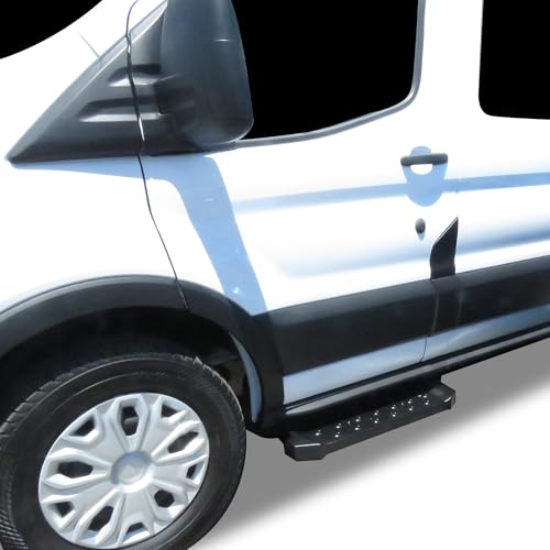 Estribos Spartan Black Horse para Ford E-Transit 2022-2026 miniatura 2