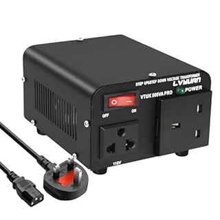 500W Voltage Transformer, 220/240 Volts to 110/120V Step Up Step Down Voltage Converter, UK to US & US to UK