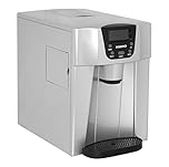 Frigidaire EFIC227-2 in 1 Water Dispenser with Ice Maker - 2 Size Ice Cube - LCD Display- Compact Size - Silver, Pack 1