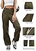 IVIR Cargo Pants Women High Waist Baggy Wide Leg Womens Pants Y2K Summer Fall Fashion 2025 Green Middle