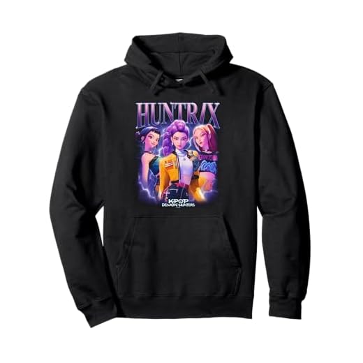 KPop Demon Hunters HUNTR/X Heartthrob Officially Licensed Pullover Hoodie
