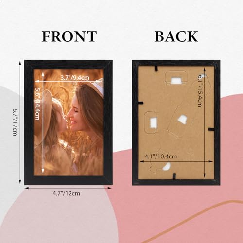 Ditwis 6x4 Photo Frames Black Set of 12, Classic Multiple Picture Frames for Living Room, Bedroom and Office, Wall or Desk Display - Cosy Home Interiors Ditwis 6x4 Photo Frames Black Set of 12, Classic Multiple Picture Frames for Living Room, Bedroom and Office, Wall or Desk Display - Image 2