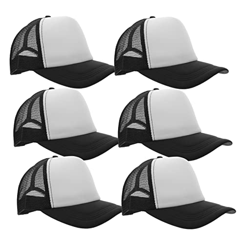 Casquettes de baseball sublimation lot de 10 chapeaux DIY légers et casquettes visière outdoor