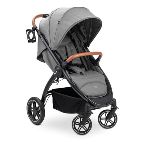 hauck Uptown Melange Grey Pushchair with Accessories Cover