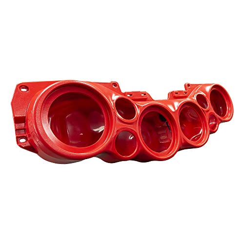 DS18 JL-SBAR Red Jeep Wrangler Overhead Soundbar for JL 2007-2021 Will Accommodate 4 x 8-inch Speakers, 4 x 1.75-inch Tweeters, (Red)