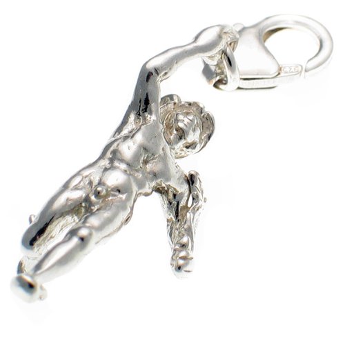 Welded Bliss - WBC1276, clip con charm in argento