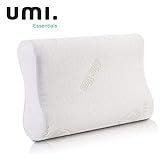 [page_title]-UMI. by Amazon - Memory Foam Kissen Viscoelastischem Gelschaum Kopfkissen Orthopädisches Nackenstützkissen für HWS Schlafkissen 60x35x13/11cm, Weiß