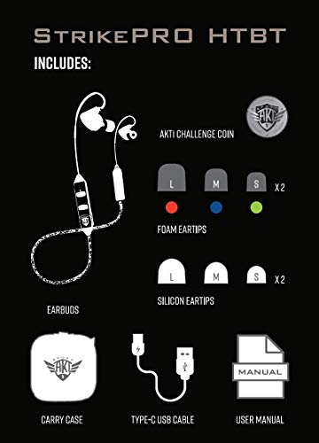 Akt1 Sport Strikepro Htbt,Bluetooth Headphones With Hear Through And Sound Isolating Technology,4X Sound Amplification Hearing Protection For Shooting,Hunting And Diy Projects,Nrr 29,10+ Hour Battery Life,Gray And Sand #TOP1